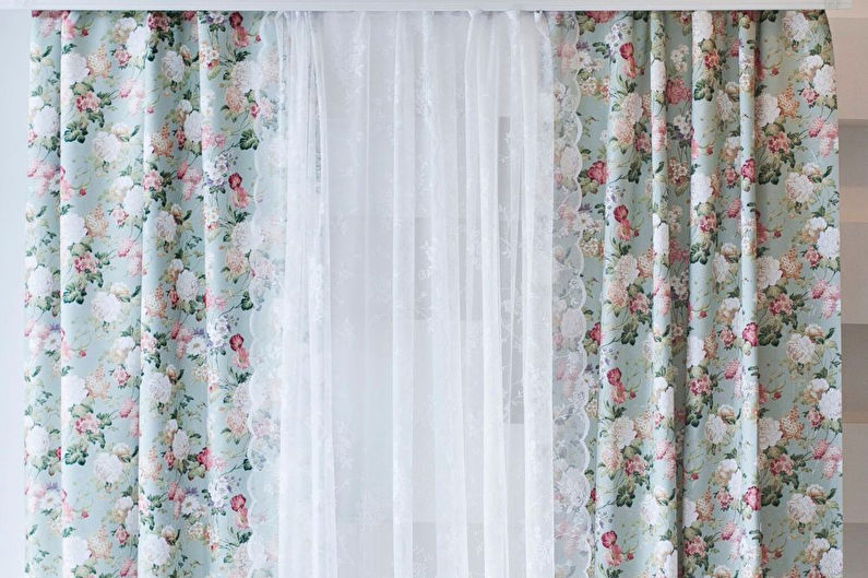 Cortinas de estilo provenzal - foto