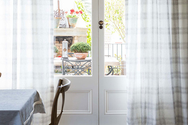 Provence style curtains - photo