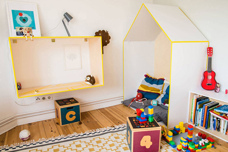 Witte kinderkamer voor een jongen - Interior Design