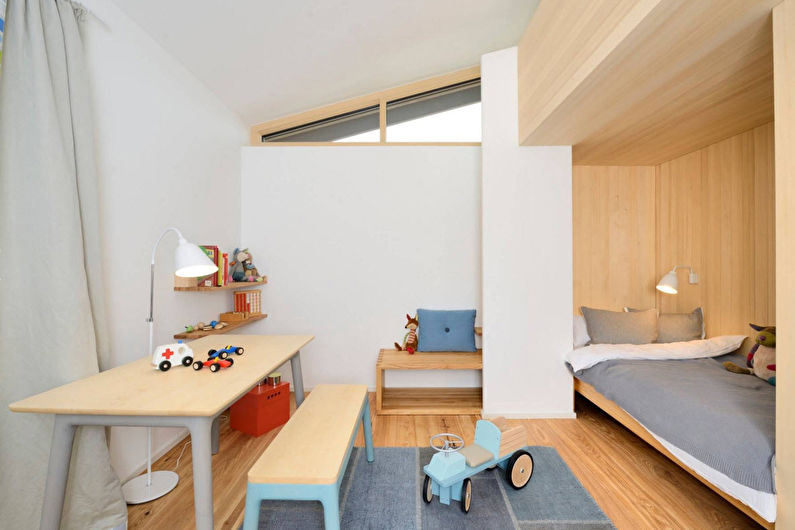 Witte kinderkamer voor een jongen - Interior Design