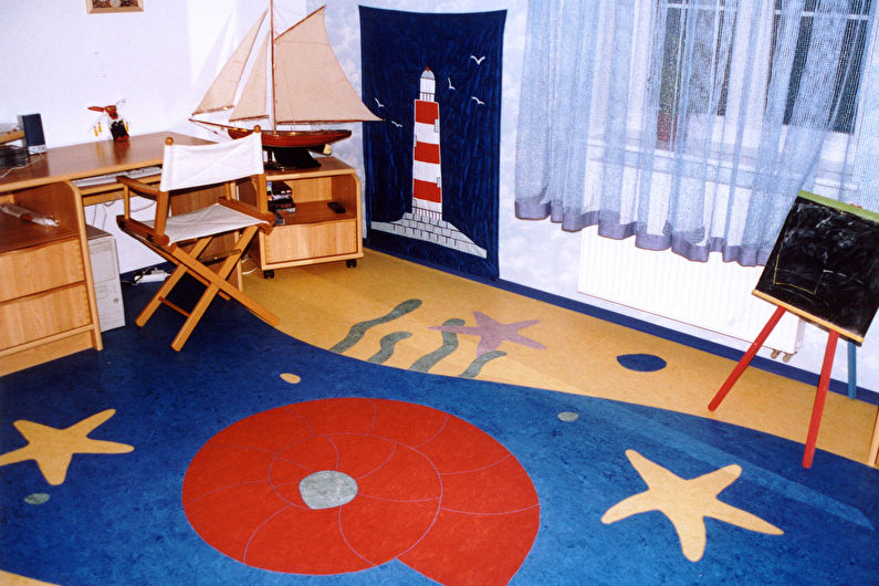 Baby Room Design for Boy - Floor Finish