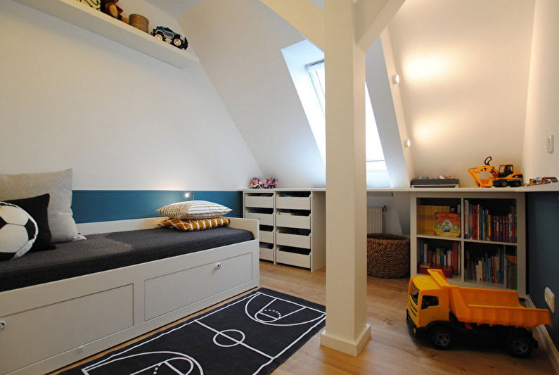 Design de interiores de um quarto infantil para menino - foto