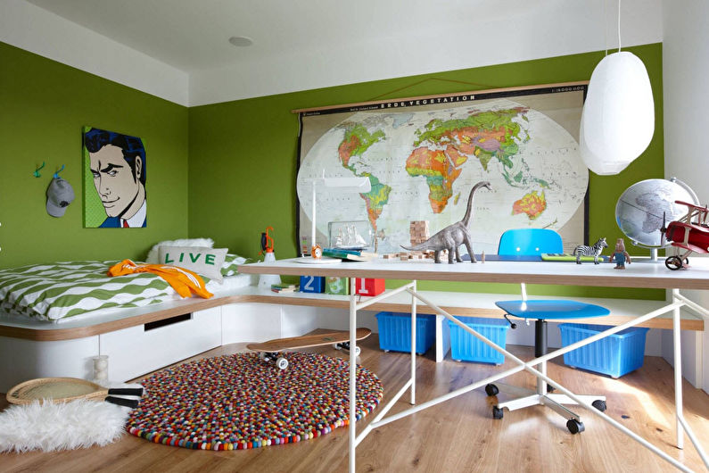 Design de interiores de um quarto infantil para menino - foto