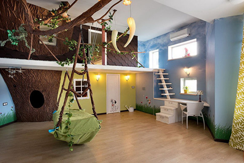 Design de interiores de um quarto infantil para menino - foto