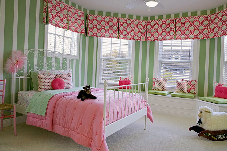 Interior design of a children's room for a girl - photo