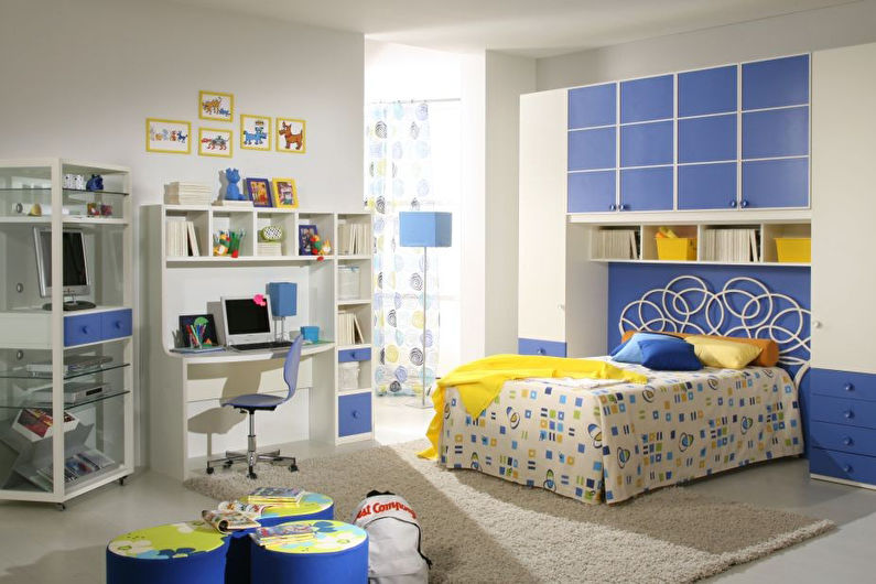 Diseño interior de una habitación infantil para una niña - foto