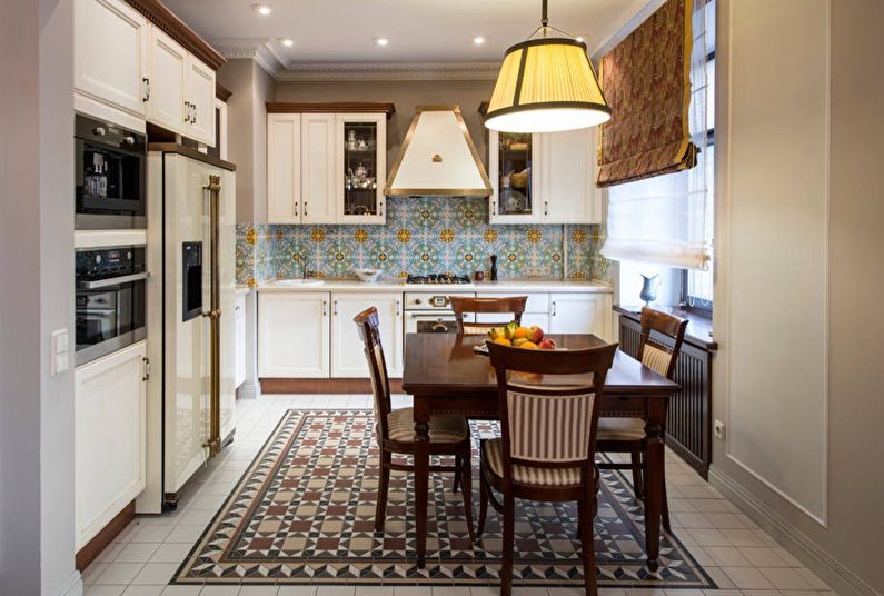 The interior design of the kitchen is 12 sq.m. - Photo