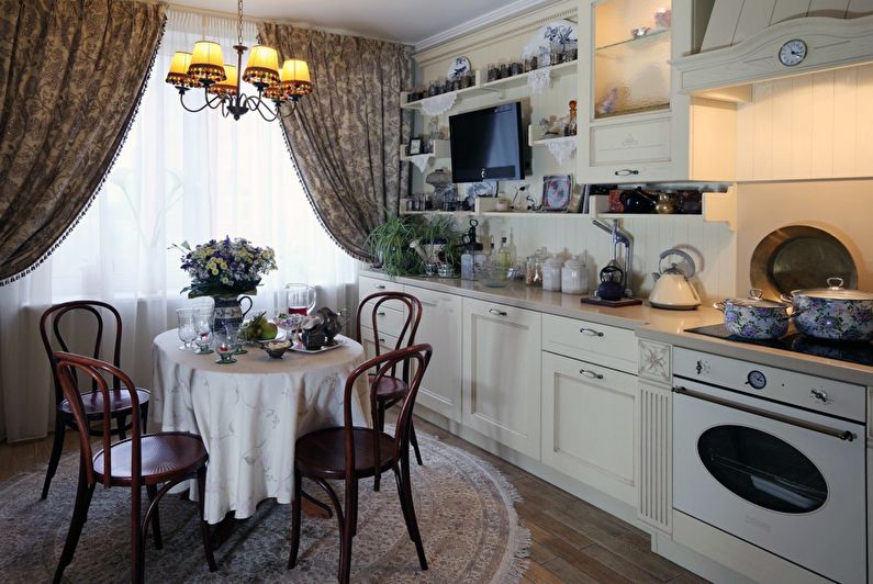 The interior design of the kitchen is 12 sq.m. - Photo