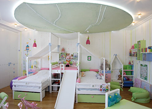 Forest Tale: Children's Room for Two Girls