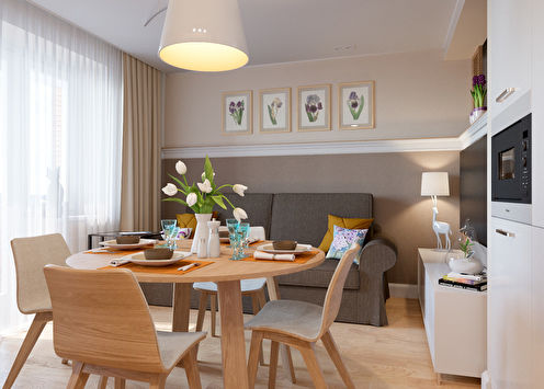 Petit appartement à Saint-Pétersbourg, 45 m2