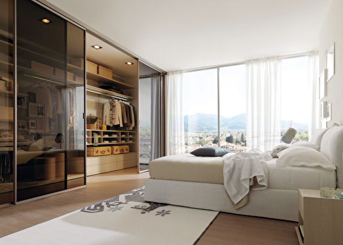 Sliding wardrobes in an interior (50+ photos)