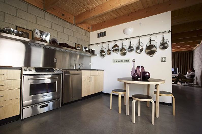 Barras de techo para la cocina - foto