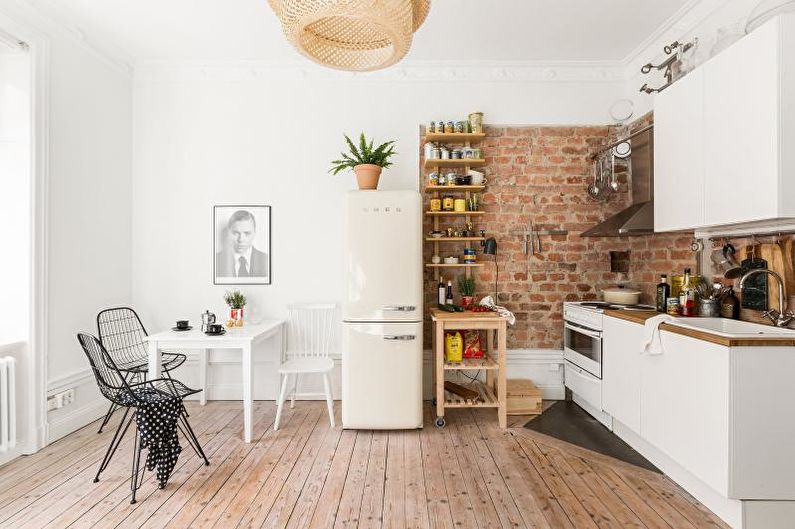 Trilhos de telhado para a cozinha - foto