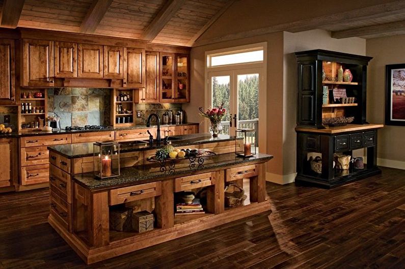 Brown Country Kitchen - Interiorisme