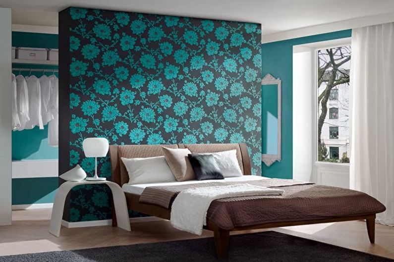 Turquoise Bedroom Design - Wanddecoratie