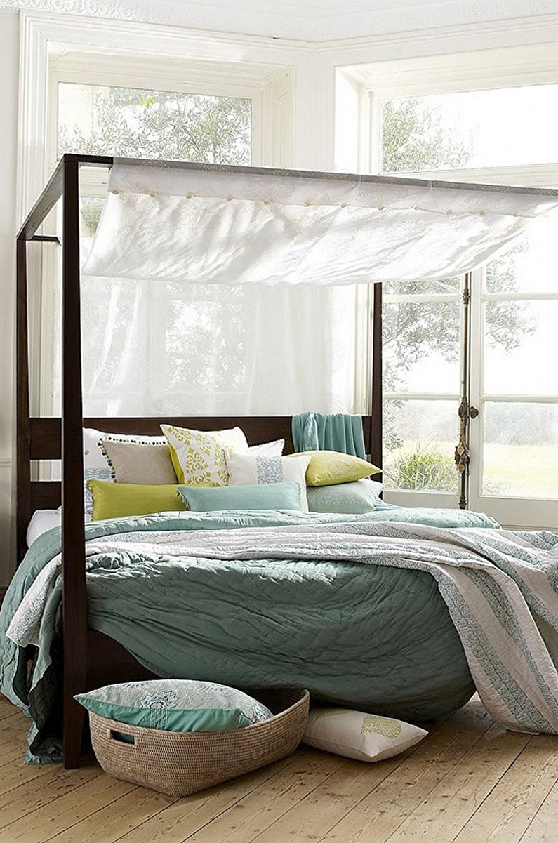 Turquoise bedroom - รูปภาพการออกแบบตกแต่งภายใน