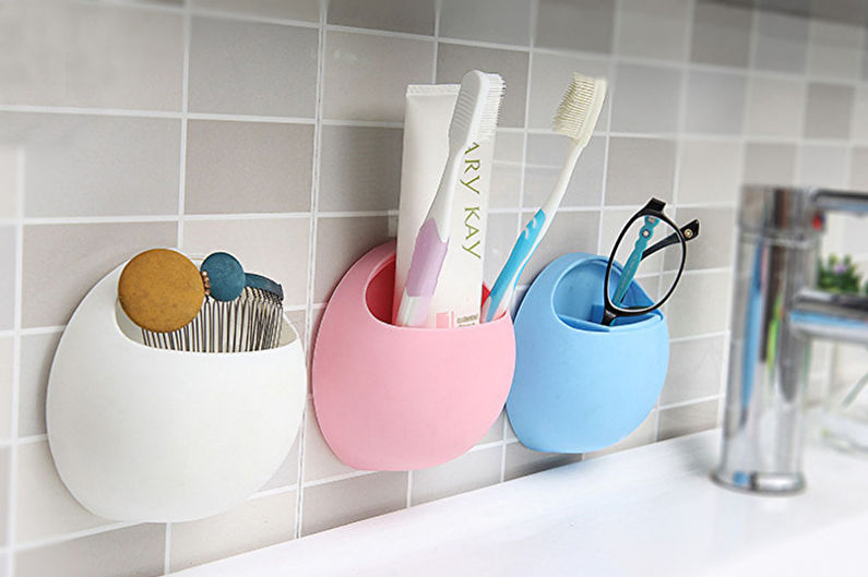 Accesorios de baño - Tanques para cepillos de dientes