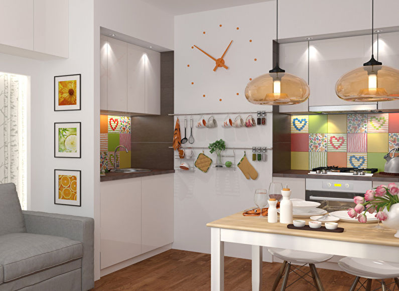 Ontwerpproject van het appartement “Explosion of Colour” - foto 3