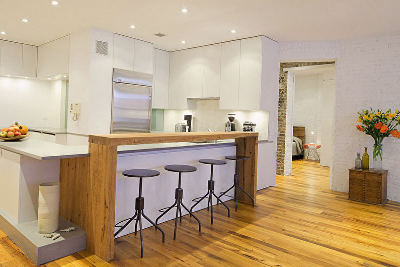 Minimalism kitchen counter