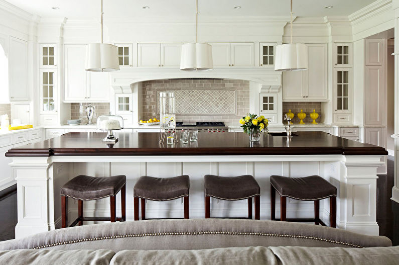 Bar counter for the kitchen - photo