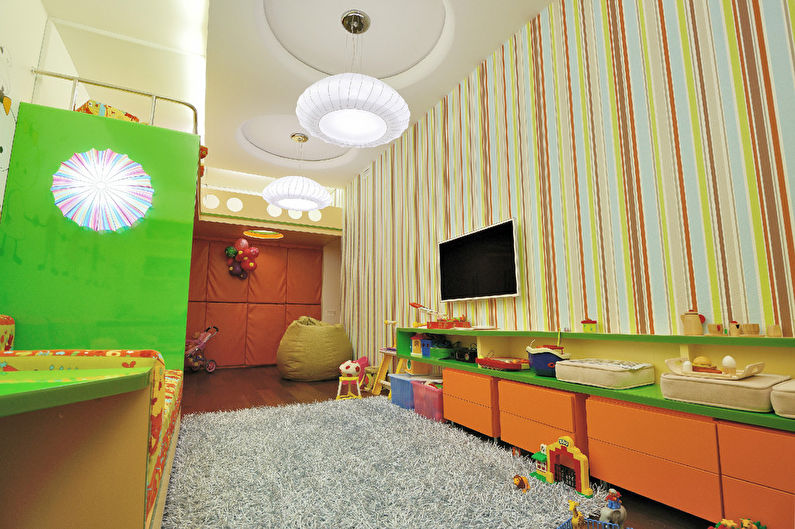 Bright Stripes: Habitación infantil para un niño de 4 años - foto 3