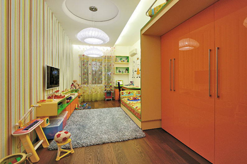 Bright Stripes: Quarto infantil para uma criança de 4 anos - foto 4