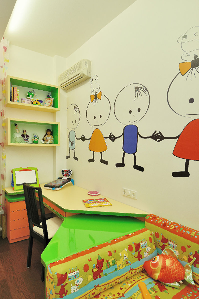 Bright Stripes: Habitación infantil para un niño de 4 años - foto 6