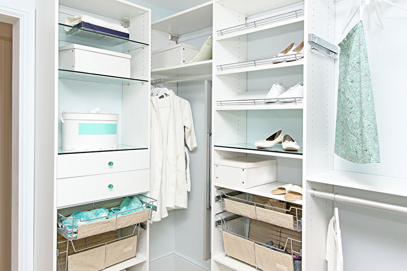 Dressing Room Design - Storage Systems