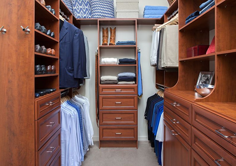 Dressing Room Design - Storage Systems