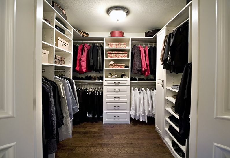 Dressing room design - photo