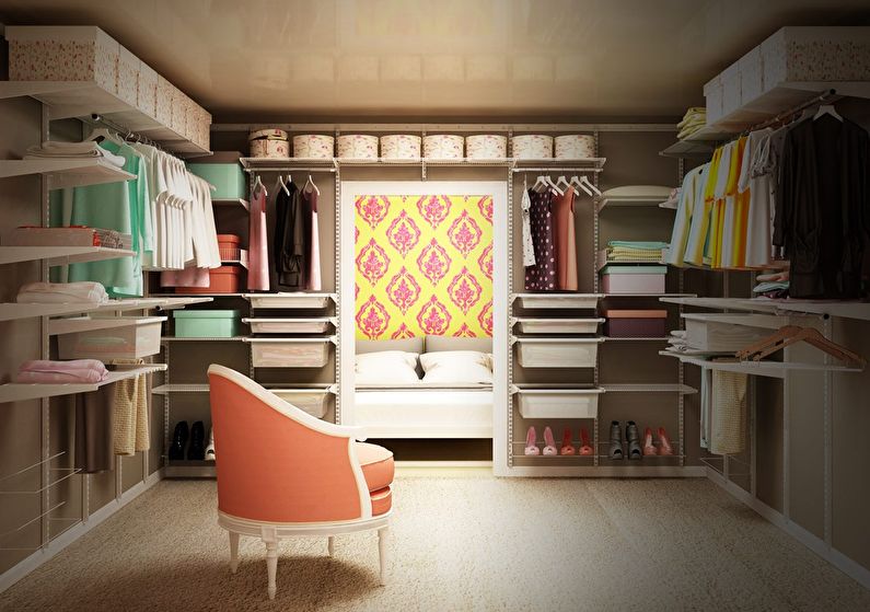 Dressing room design - foto