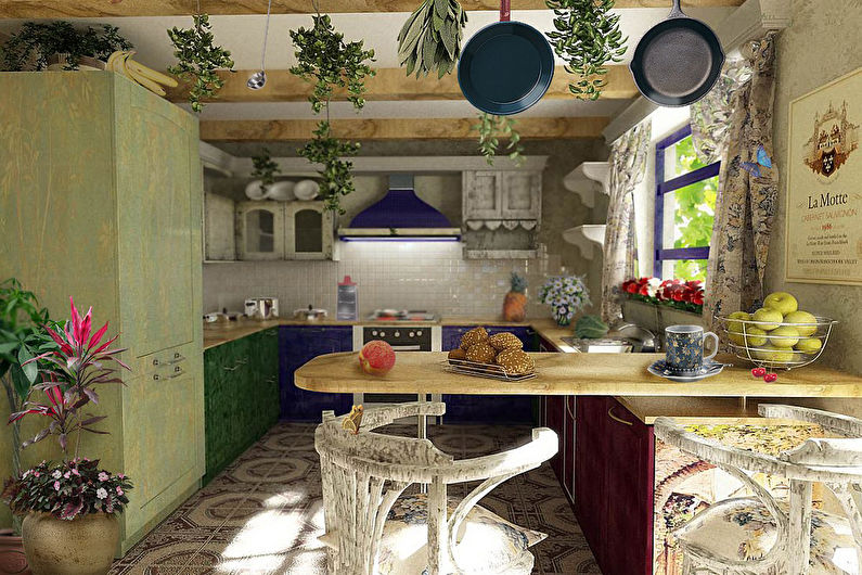 Cocinas en estilo provenzal - Diseño de interiores