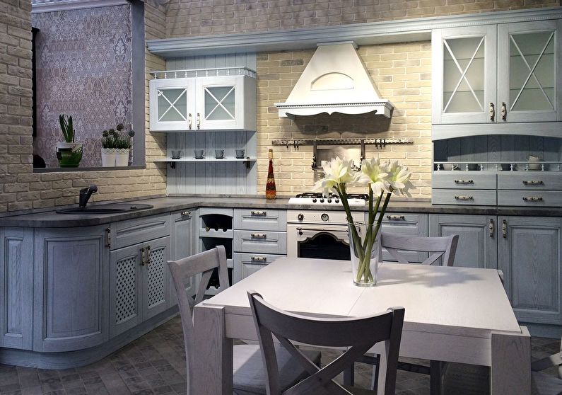 Kitchens in Provence Style - Interior Design