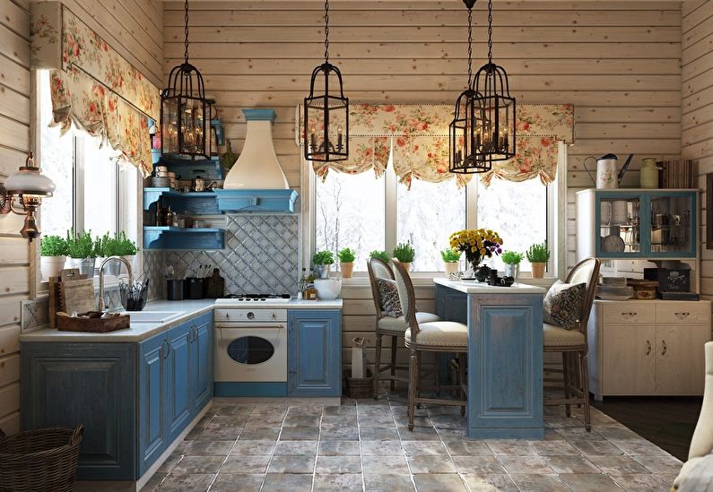 Kitchens in Provence Style - Interior Design