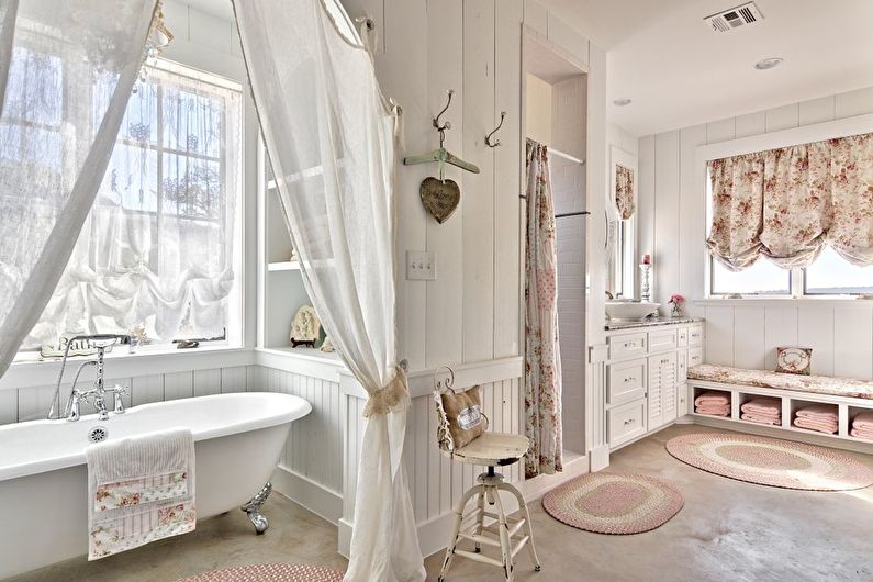 Baño de estilo provenzal - Diseño de interiores