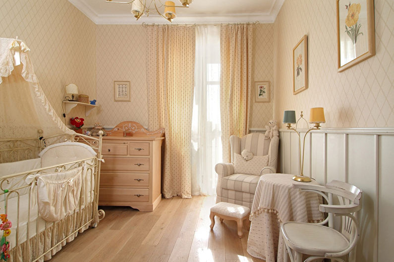 Quarto infantil em estilo provençal - Design de Interiores