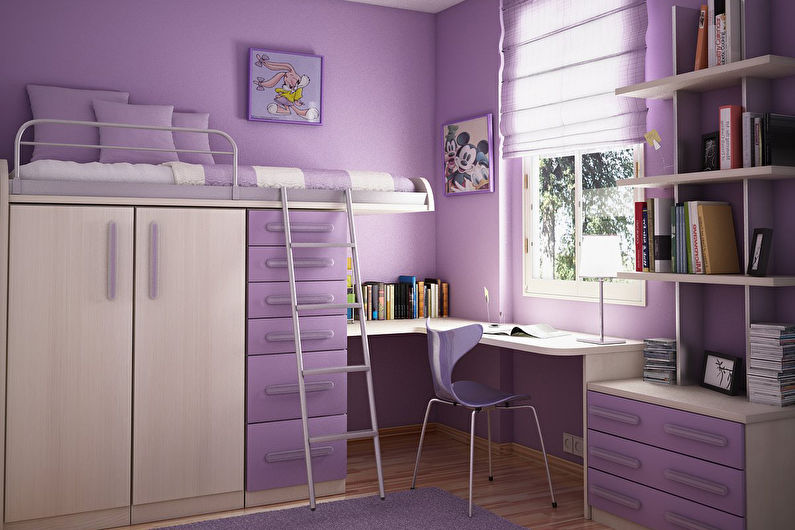 Little Room for a Teenage Girl - Interior Design