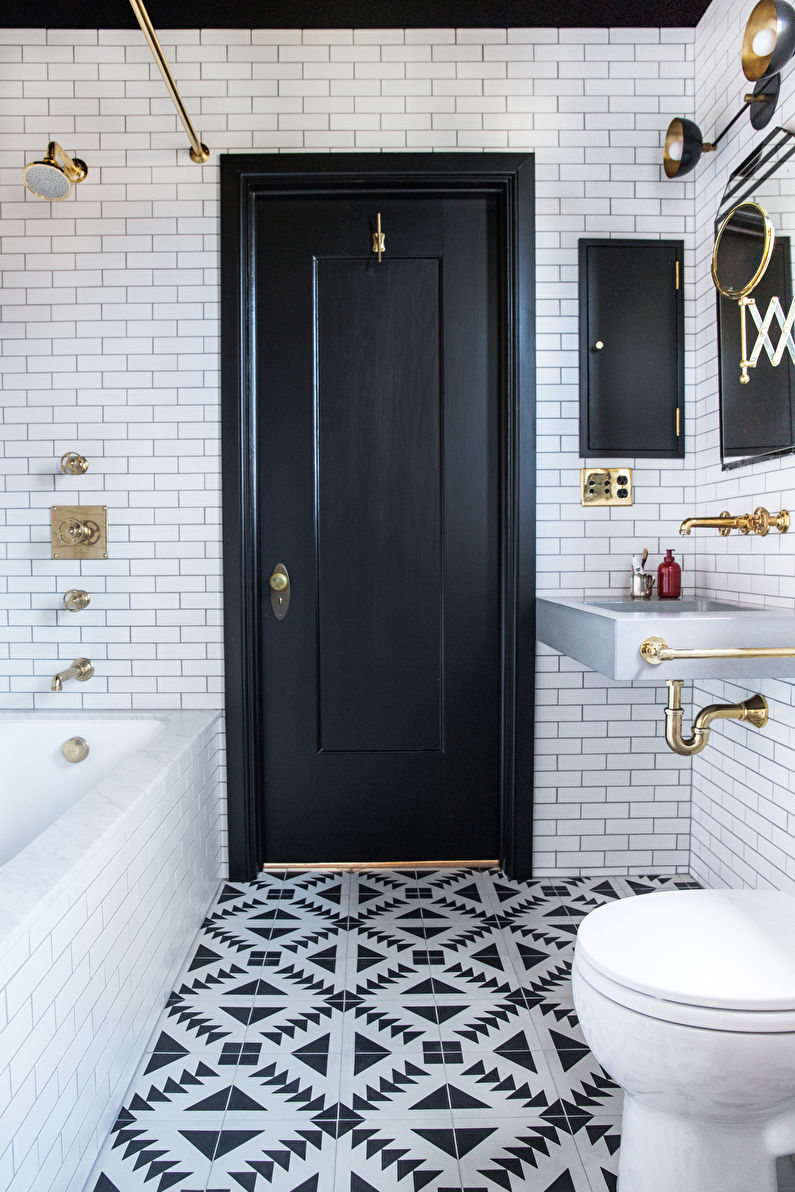 Aménagement intérieur d'une salle de bain de 4 m² - photo