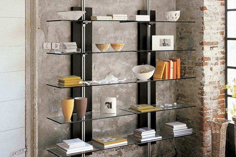 Wall shelves - Loft style interior