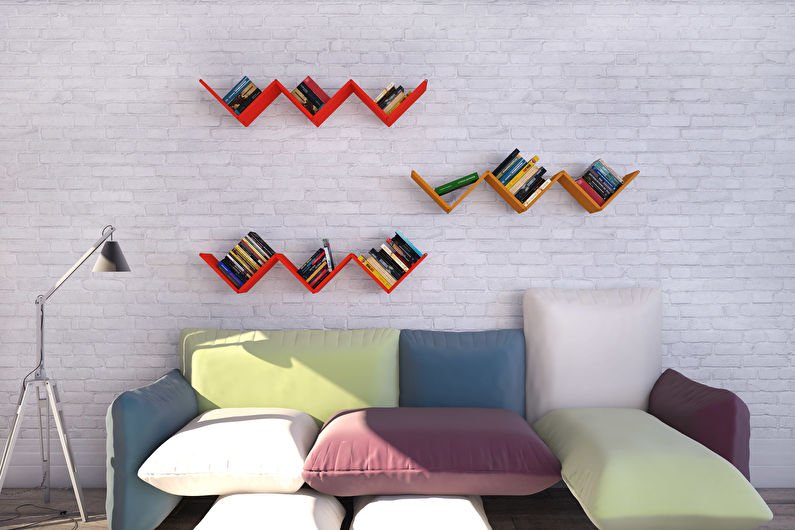 Wall shelves - photo