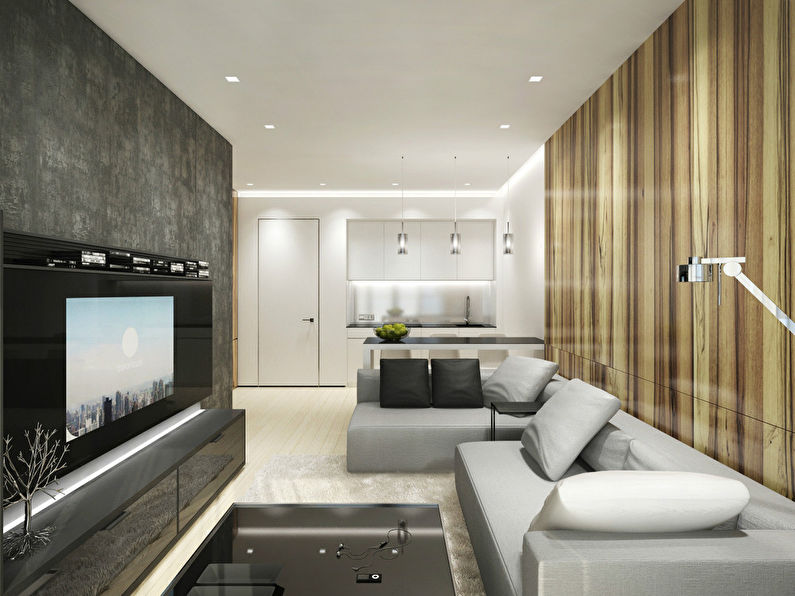 Apartment in the style of minimalism, ZhK Champion Park - photo 1