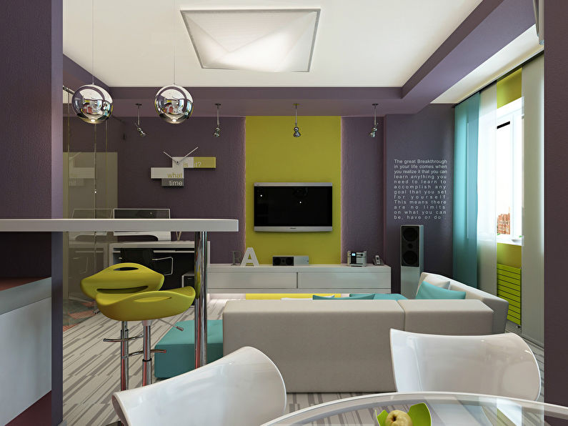 Design of the apartment “Color and Shape” - photo 4