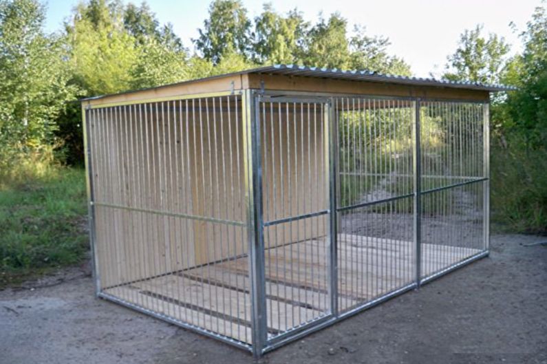 DIY Dog Aviary - Paredes