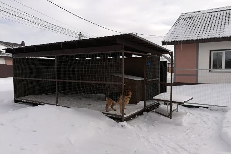 Aviario de bricolaje para perros - foto