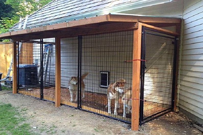 DIY aviary for dogs - photo