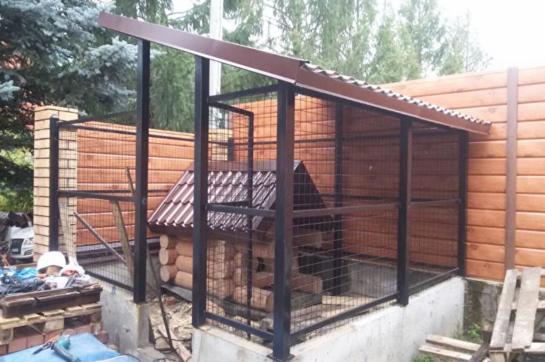 Aviario de bricolaje para perros - foto