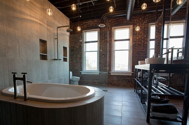 Loft Eckbadewanne