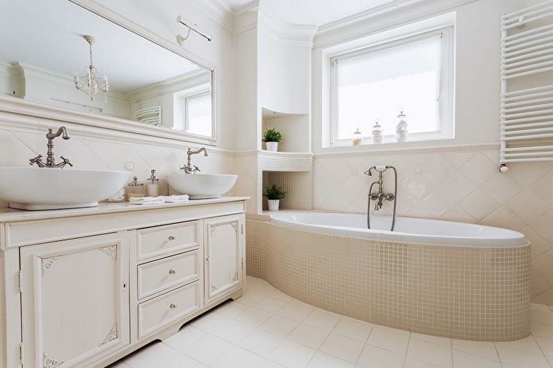 Provence corner bathtub