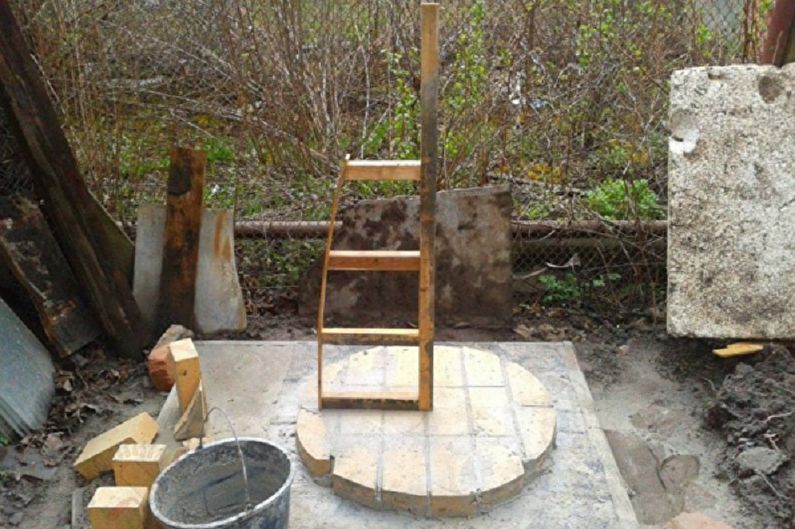 Bricolaj Tandoor din cărămidă - bază