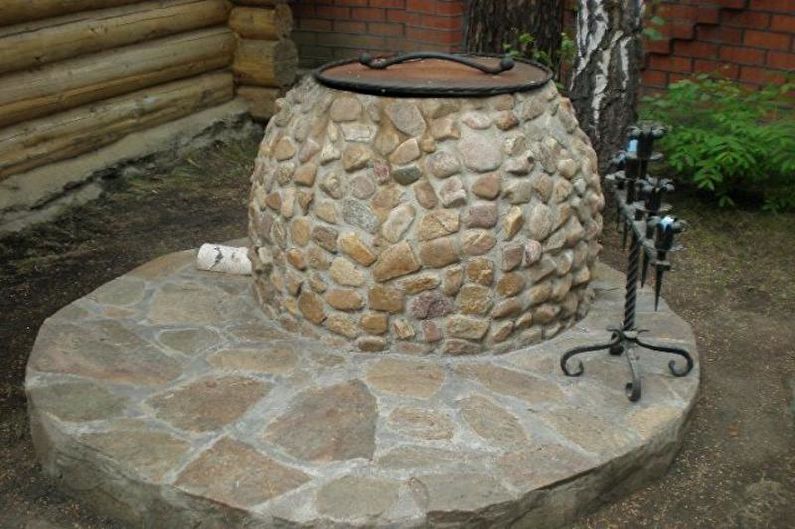 Tandoor de lut Do-it-yourself - Instalare